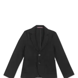 Tommy Hilfiger Kids Black Solid Blazer-picture-23