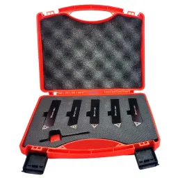 A.D INTERNATIONAL Indexable Turning Tool Set 20 mm Square Shank with TCMT16T304 Carbide Cutting Tool Bit in Fitted Box for Lathe Metalworking Machine Tools, PW-EP0W-8SBW (Pack of 5)-37