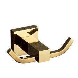AceLine Robe Hook Aqua Brass PVD Gold Finish-image-82
