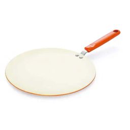 Nirlon Orange Aluminium 26 cm Induction 3-Layer Non-Stick Concave Roti Tawa (2 L)-image-28