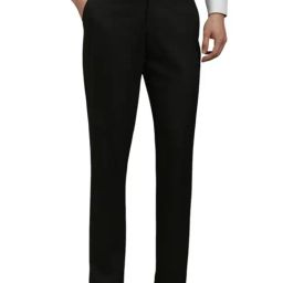 Louis Philippe Black Regular Fit Trousers-image-61
