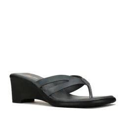Bata Women's CLAM TH E Grey Thong Wedges-image-11