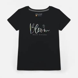 HELLCAT Black Printed T-Shirt-image-9