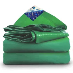 TUFFPAULIN 50x50 Ft 150 GSM Green Hay Cover Heavy Duty Virgin MLCL Sheet Film Tirpal-image-93