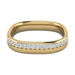SHINE ETERNAL Lab Grown Diamond 18k (750) Yellow Gold Ring for Men-image-106