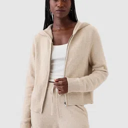 GAP Women Zip-Front Hooded Sweaters-image-11
