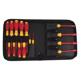 WIHA 15 PIECE Insulated Screwdriver & Nut Driver Set, 32190-43