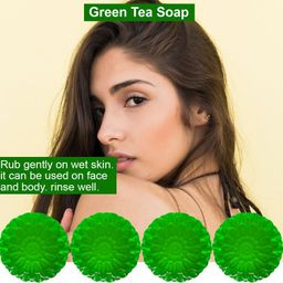 GROOVY Set Of 4 Green Tea Bathing Soap- 100 g Each-12