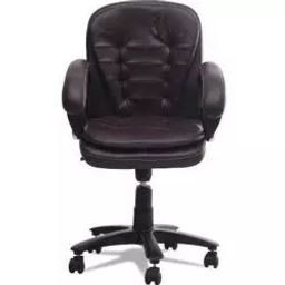 Mezonite Brown Medium Back Leatherette Office Chair KI046-image-7