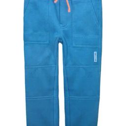 Cherry Crumble By Nitt Hyman Kids Turquoise Textured Trackpants-image-74
