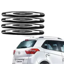 IIVAAS White Modern Car Door Edge Guards (Pack of 4) image 3