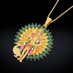 Joyalukkas 22k Gold Lord Murughan Pendant-picture-38