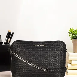 FLYING BERRY Textured PU Structured Sling Bag-45