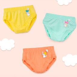 SuperBottoms Kids Pack Of 3 Printed Supersoft Basic Briefs UND-BYBR-NL-NM-NS-6-9M-3P_N-96