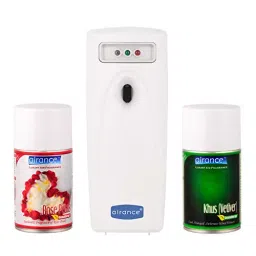 Airance Automatic LED A3 Room Freshener Dispenser Machine with 250 ml Each Rose Petals & Khus (Vetiver) Fragrance Spray Bottle (Pack of 3)-image-43