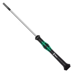 WERA SCREWDRIVER, PRECISION, SLOT, 2.5X80MM, 118008-42