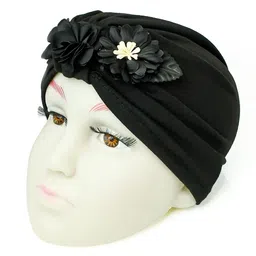 THE LITTLE LOOKERS Kids Soft Hosiery Turban Bow Knot Cap-image-91