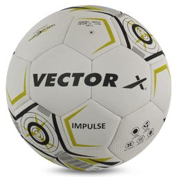 Vector X Impulse Thermo Fusion Rubber Football Embossed  For Professional Play Size 5 - White Green-7