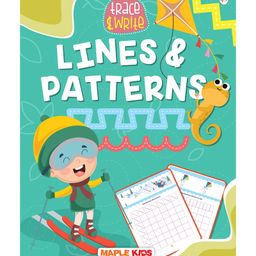 Lines and Curves Writing Practice Book for Kids - English-12