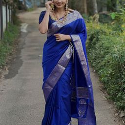 AMRUTKALA SAREES Woven Design Zari Banarasi Saree-picture-18