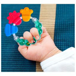 Joy Buzz Baby Food Feeder Nibbler & Rattle Teether Combo - Multicolor image 4