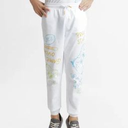 Jack & Jones Junior White Printed Trousers-image-38