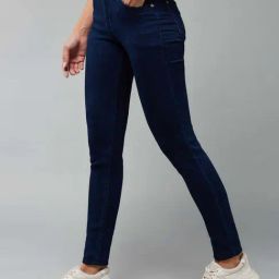 Dolce Crudo Navy Skinny Jeans-image-22