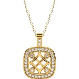 Silvermist 925 Sterling Silver Vintage Alora Chain Pendant for Women & Girls-image-45