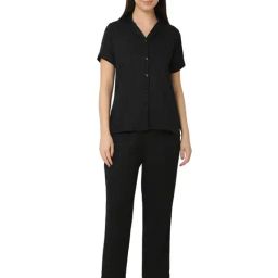 Smarty Pants Black Shirt With Lounge Pants-image-53