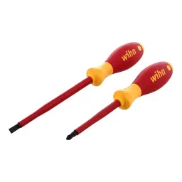WIHA SCREWDRIVER SET, INSULATED, 2PC, 33580-37