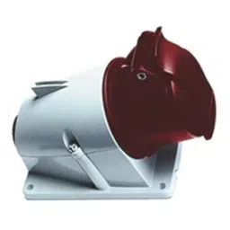 Amphenol Industrial Power Socket Red Panel Mount 3P + E Right Angle 16 A 415 V, 2CMA193106R1000 316RS6-41