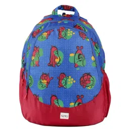 Wiki  Champ Blue Polyester Small Backpack-image-39