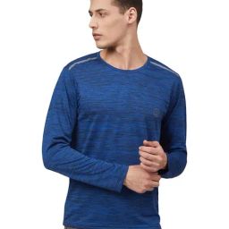 Chkokko Blue Regular Fit Sports T-Shirt-image-19