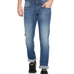 Basics Blue Super Skinny Fit Low Rise Jeans-image-40