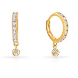 Malabar Gold and Diamonds 22k Yellow Gold Earrings for Kids-image-71