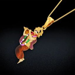 Joyalukkas 22k Gold Lord Krishna Pendant-image-6