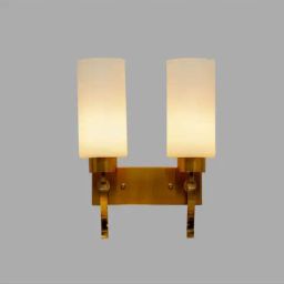Kapoor E Illuminations Paloma White & Brown Metal Modern Duo Wall Light - Set of 1-image-46