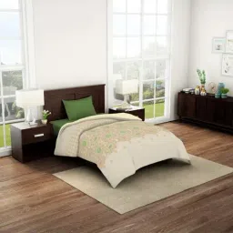 Spaces Green Cotton 144 TC Single Quilt-image-10