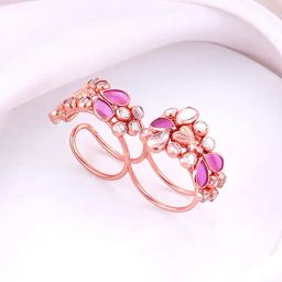 GIVA 92.5 Sterling Silver Aaj Sajeya sAdjustable Ring for Womens and Girls-image-61