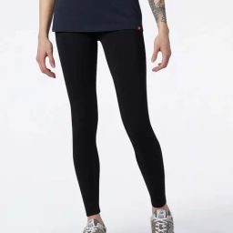 New Balance Black Slim Fit Sports Tights-image-76