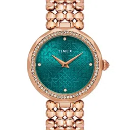 Timex Fria Women Green Round Analog Watch - TWEL13907-23