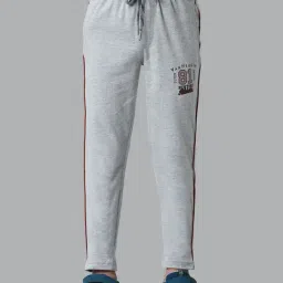 Van Heusen Regular Fit Smart Tech Easy Stain Release Trackpants - Grey Melange-picture-7