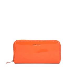 Forever 21 Orange Solid Zip Around Wallet for Women-image-50