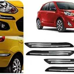 Auto Pearl Car Double Chrome Linning Bumper Corner Moulding for Micra 2015-33