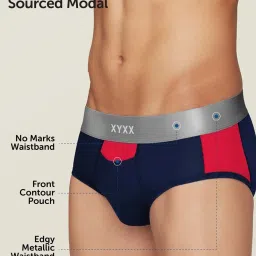 XYXX Multicolored Regular Fit Briefs - Pack Of 3 image 5