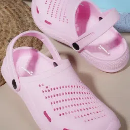 Hoversole Women's Pink Ewade Clogs-image-2