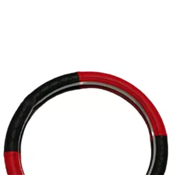 Cipher Sporty Look Leather Steering Wheel Grip Cover Red and Black S Size-picture-15