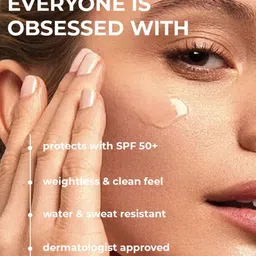 Sanfe Invisible SPF 50+ Water & Sweat Resistant Instant Glow Sunscreen - 30 g image 2