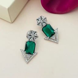 Abdesigns Silver Minimal Stud Earrings image 3