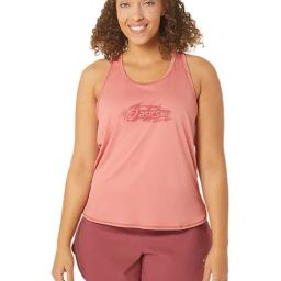 Asics Nagino Graphic Run Red Printed Tank Top-image-44